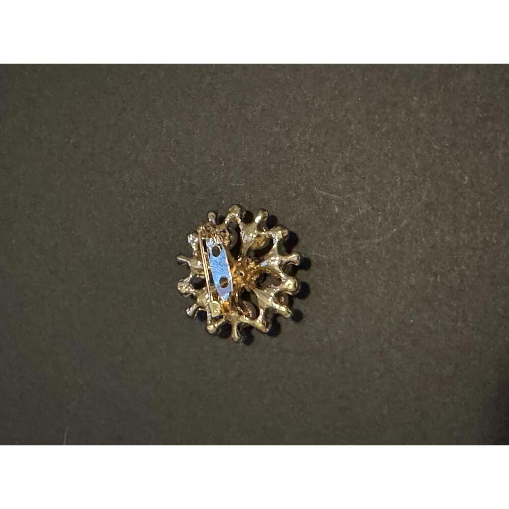 Vintage Pearl and Rhinestone Brooch j-104 - Picture 3 of 3
